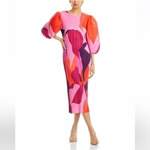 Nancy Yang Sleeve Column Dress